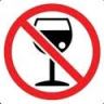 Znak zabrane alkohola